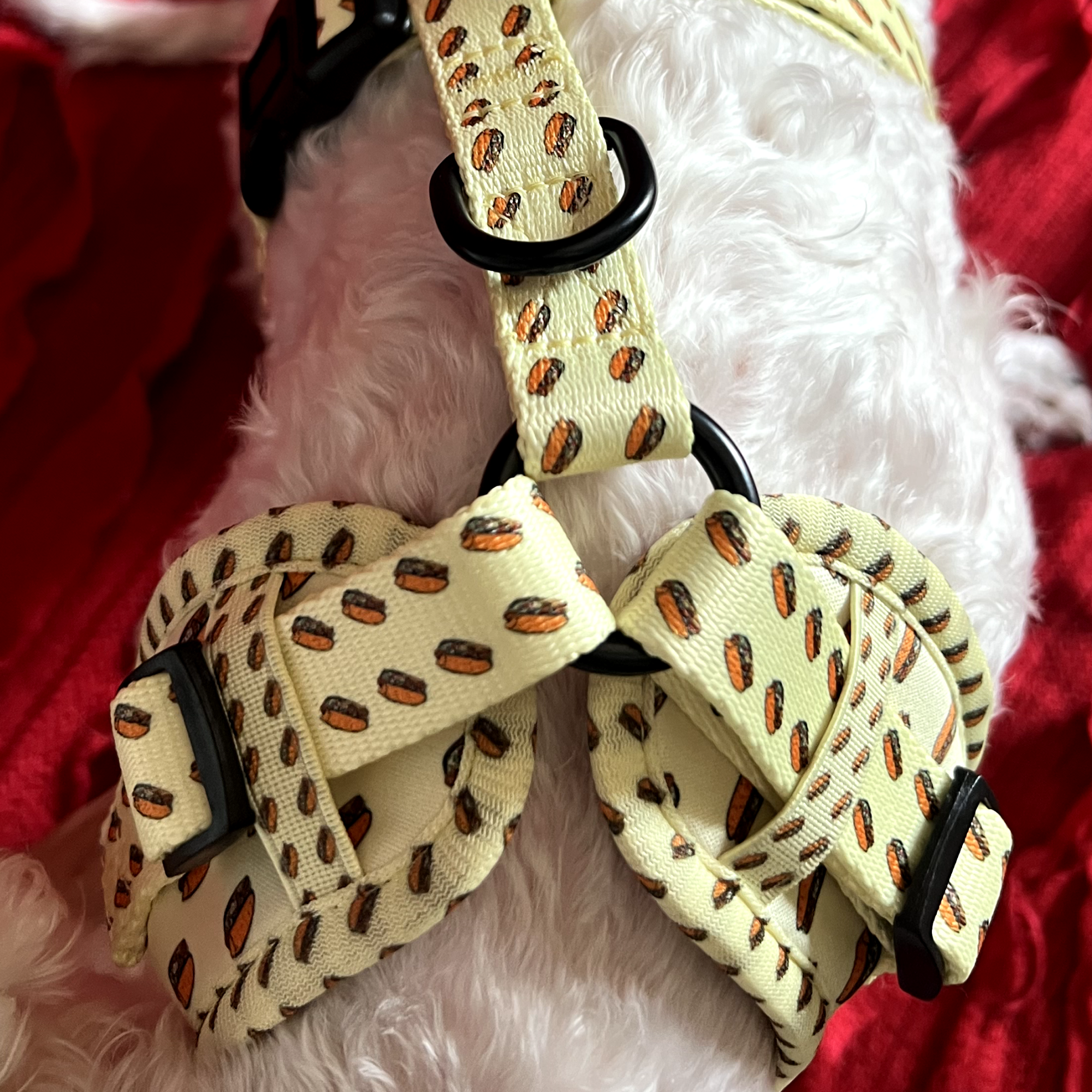 Paws and Slices: Adorable Burger Harness