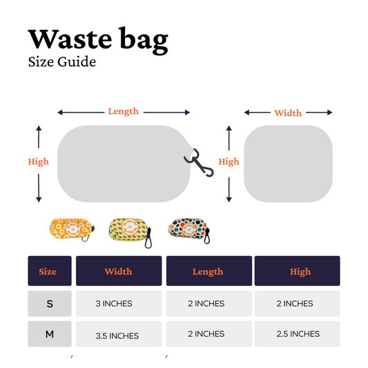 Waste Bag size guide