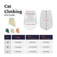 Load image into Gallery viewer, Cat clothing size guide
