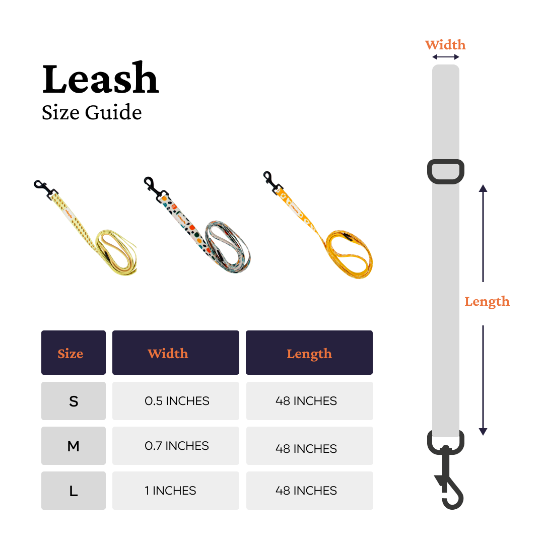 Leash size guide