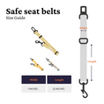 Load image into Gallery viewer, Safe seat belts size guide
