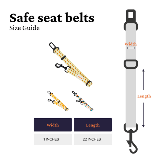 Safe seat belts size guide